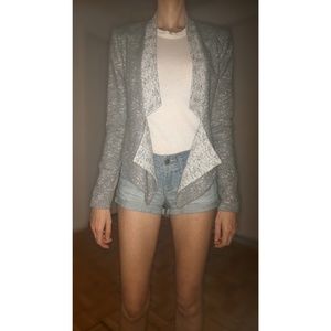 BCBGMaxAzria Grey Tweed Jacket